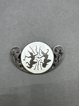 1930C Siam Sterling Silver Dancing Ladies Brooch