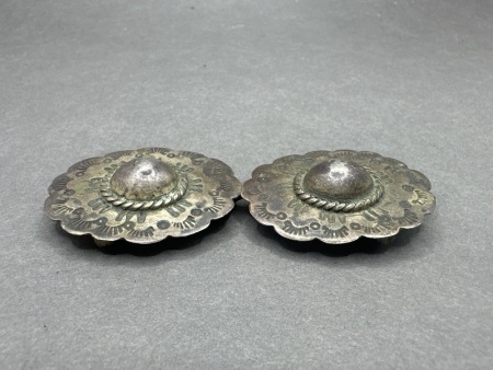 Antique Traditional Sterling Silver Belt Buckle&nbsp;
