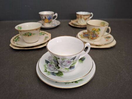 5x Country Style & Floral Trios