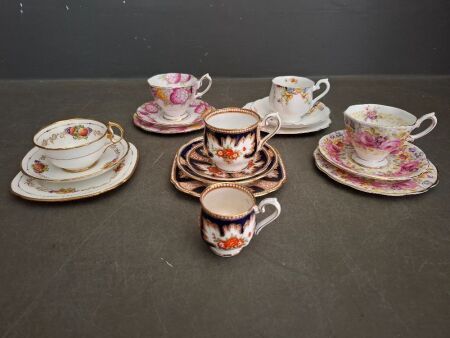 5x Royal Albert Trios
