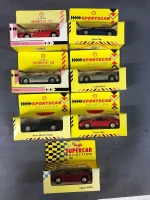 6 New in Box Diecast Models from Shell Classic Sportscar Collection c1990's - 2