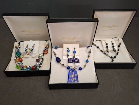 3 Boxed sets of 5th Avenue Collection Necklaces & Earring Sets