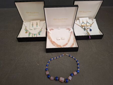 3 Boxes 5th Avenue Collection Necklace Sets