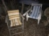 Antique Settlers Chair & Rocking Chair - 2