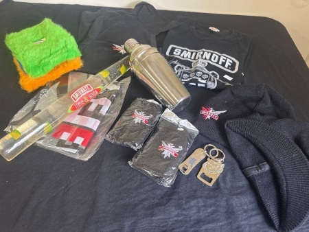 Mixed Smirnoff Vintage Merchandise Pack