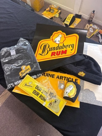 Mixed Bundaberg Rum Vintage Merchandise Pack