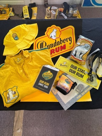 Mixed Bundaberg Rum Vintage Rugby Series Merchandise Pack