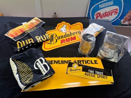 Mixed Bundaberg Rum Vintage Merchandise Pack