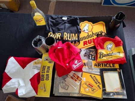 Mixed Bundaberg Rum Vintage Merchandise Pack