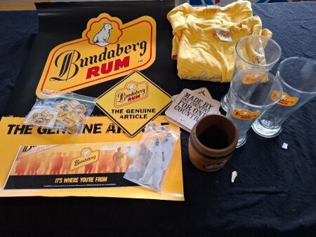 Mixed Bundaberg Rum Vintage Merchandise Pack