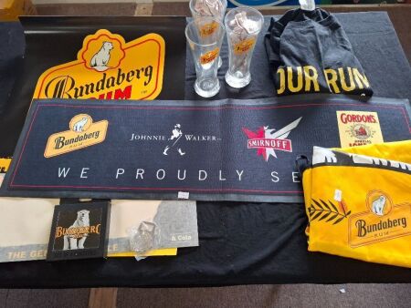Mixed Bundaberg Rum Vintage Merchandise Pack