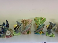 5x Iridescent Fish Themed Decorator Items - 3