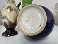 Mixed Brown and Blue Pottery Decorator Items - 6