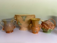 Art Deco Beswick Vase + 3x Art Deco Jugs + Vase - 2