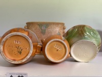 Art Deco Beswick Vase + 3x Art Deco Jugs + Vase - 3
