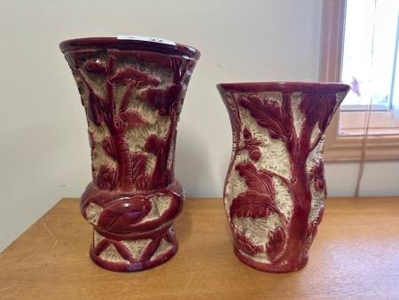 2x Beswick Art Deco Vases