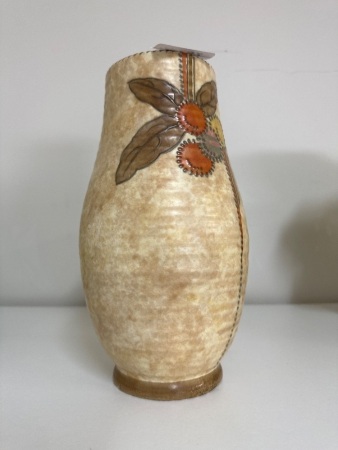 Vintage Art Deco Charlotte Rhead Crown Pottery Vase