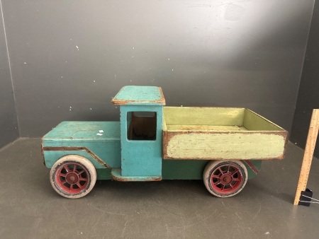 Vintage Hand Made Wooden Truck