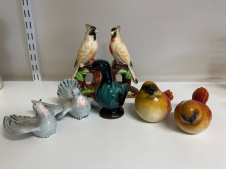 Selection of Bird Figurines