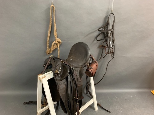 Authentic Northern Territory Drovers Saddlery Kit inc. 1930 Syd Hill Stock Saddle