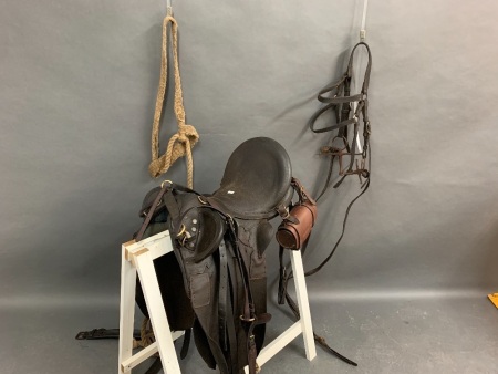 Authentic Northern Territory Drovers Saddlery Kit inc. 1930 Syd Hill Stock Saddle