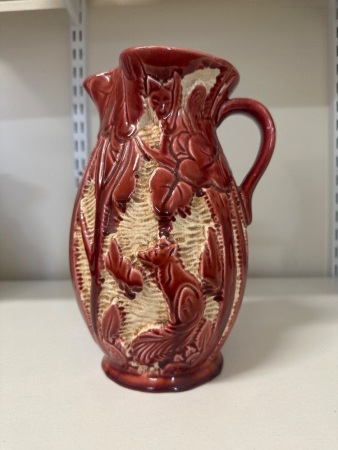 Beswick Art Deco Purple Floral Jug
