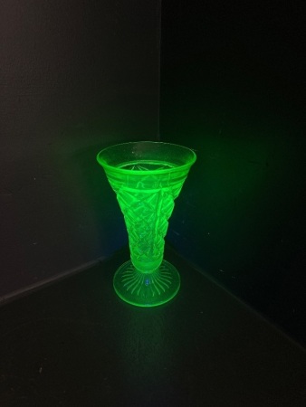 Uranium Glass Vase