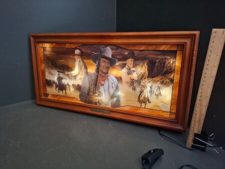 Back Lit John Wayne Picture