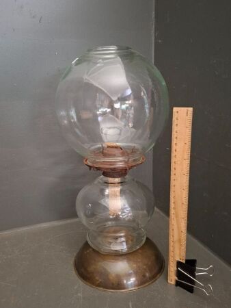 Vintage Double Bowl Oil Lantern