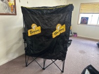 Folding Bundaberg Rum Bench Camp Chair with Cover - 4