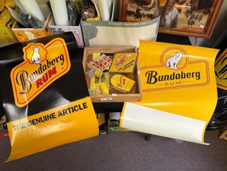 Mixed Old Logo Bundaberg Rum Vintage Merchandise Pack
