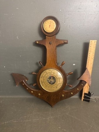 Vintage French Nautical Baromaster