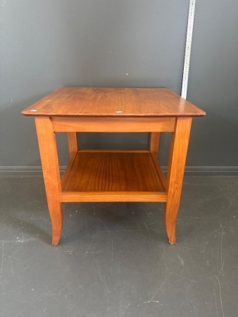 Wooden Occasional Table with Shelf