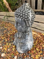 Baby Buddha Fibre Cement Garden Ornament - 2