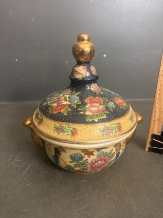 Vintage Handpainted Lidded Tureen