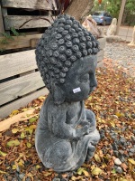 Baby Buddha Fibre Cement Garden Ornament - 3