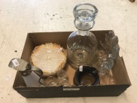 Collection of Scandi Glass & Crystal + Bendigo Jug