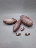 6x Hindu God Shiva Lingham Sacred Stones - From India - 2
