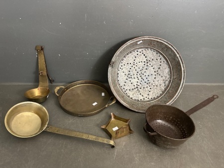 Collection of Copper and Brass Various Items