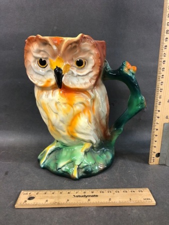 Vintage Falconware Owl Jug