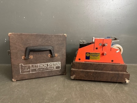 Leteron System Econ O Sign II Machine