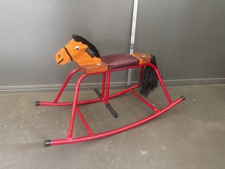 Handcrafted Mid Century Rocking Horse
