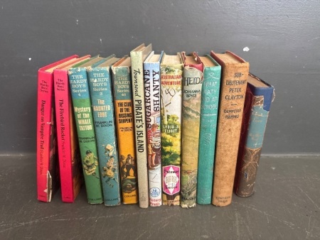Lot of Vintage Books - Incs Hardy Boys Books