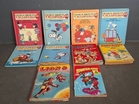 Vintage Charlie Brown Books + Other Childrens Books