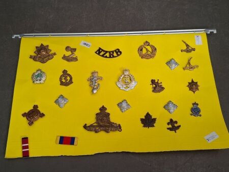 Assortment of Military Pins and Badges