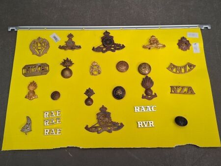 Assortment of Military Pins and Badges
