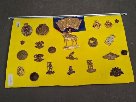 Assortment of Military Pins and Badges
