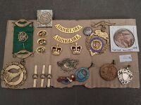 Assortment of Military Pins and Badges