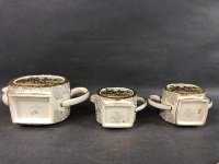 Vintage 3 Piece Sadler Tea Set with Hunting Scene - 9