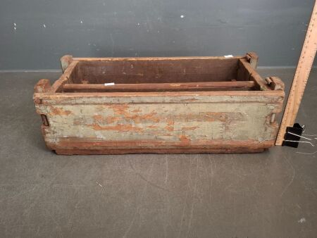 Vintage Wooden Ammunition Box